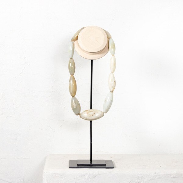 Natural Agate Bead Strand